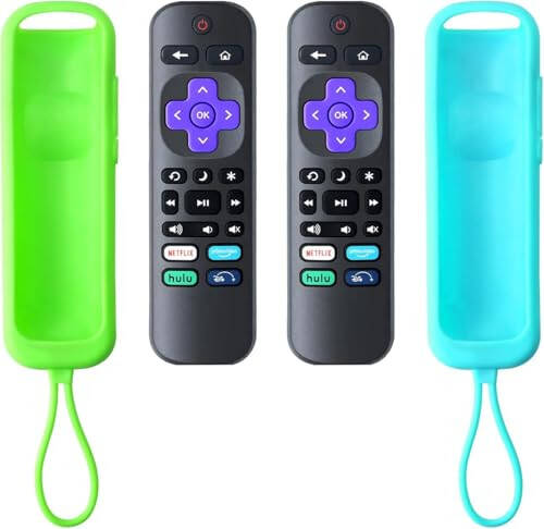 New Universal TV Remote Controls Exclusively for Roku TV, Compatible with TCL, Hisense, Onn, Sharp, Element, Westinghouse, and Philip Roku Serie Smart TVs (Not for Roku Stick or Box) (Pack of 2) - 1