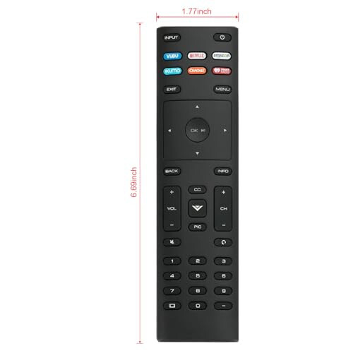 New XRT136 Remote Control Replacement fit for Vizio SmartCast TV D24f-F1 D32f-F1 D43f-F1 D43f-F1 D50f-F1 E43-E2 E48u-D0 E50-E1 E50-E3 E50u-D2 E50x-E1 E55u-D2 V605-G3 V435-G0 V555-G1 - 4