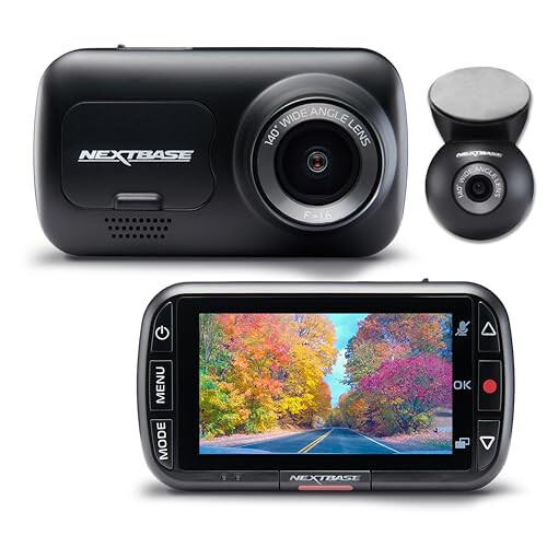 Nextbase 222XR 1080p Dash Cam + Rear Cam HD - Parking Mode, Night Vision, Automatic Loop Recording and File Protection - 7