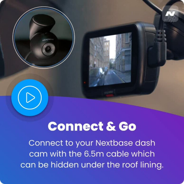 Nextbase 222XR 1080p Dash Cam + Rear Cam HD - Parking Mode, Night Vision, Automatic Loop Recording and File Protection - 2