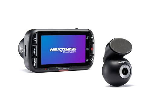 Nextbase 222XR 1080p Видеорегистратор + Задняя камера HD - Режим парковки, ночное видение, автоматическая циклическая запись и защита файлов - 10