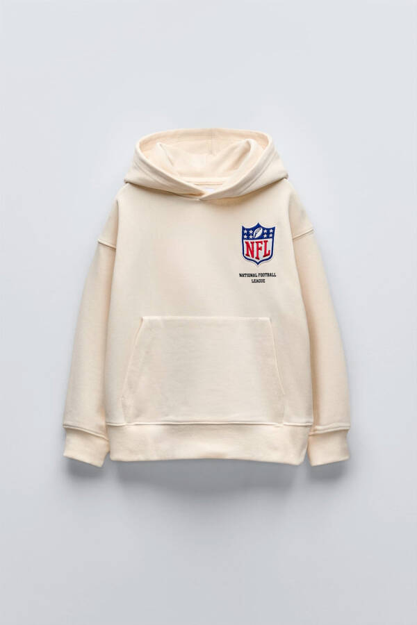 NFL © Hooded Sweatshirt - Ecru - 1