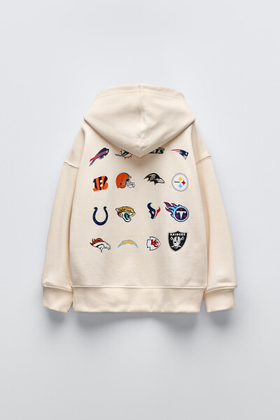 NFL © Hooded Sweatshirt - Ecru - 3