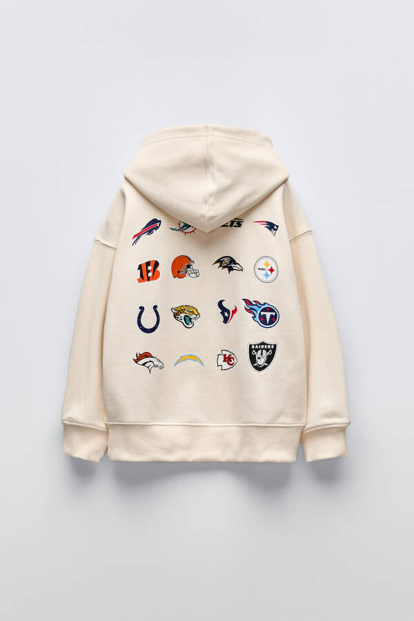 NFL © Hooded Sweatshirt - Ecru - 3