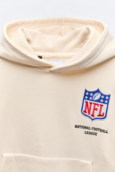 NFL © Hooded Sweatshirt - Ecru - 4