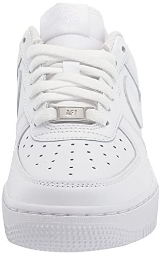 Nike Women's Basketball Shoes, White Metallic Logo, 9 US Womens - 7