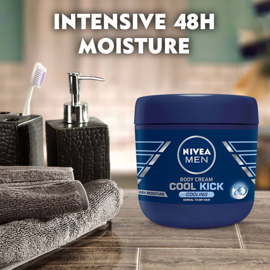 Nivea Men Cool Kick Vücut Kremi 400 ml (13.5 oz) - 1