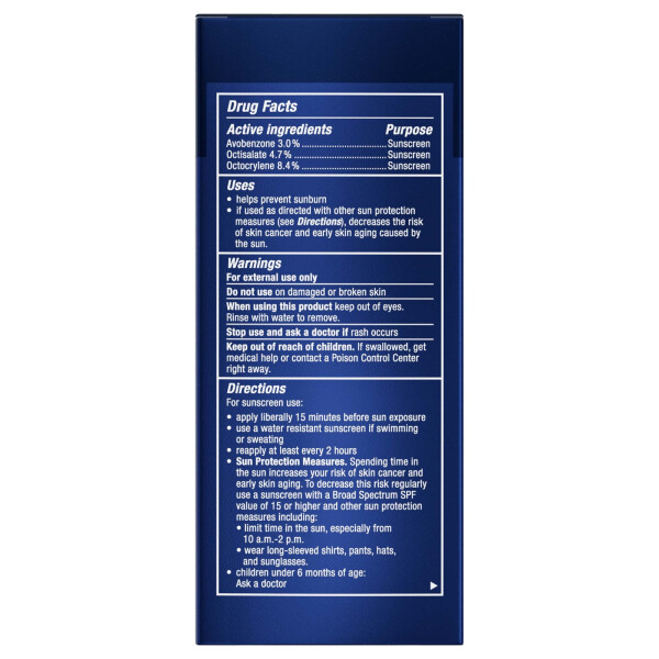 NIVEA MEN Geniş Spektrumlu SPF 15 Güneş Korumalı Maksimum Nemlendirici Yüz Losyonu, 2,5 Fl Oz Tüp - 10