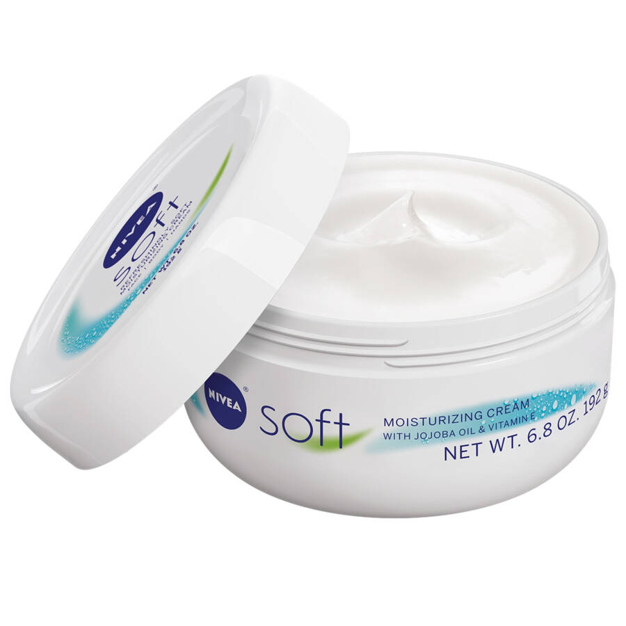 NIVEA Soft Refreshingly Soft namlovchi krem yuzi, tanasi va qo'llar uchun, 192 g quti - 12