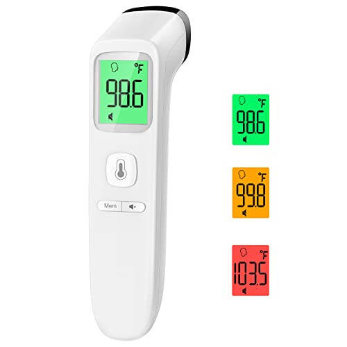 No-Touch Thermometer for Adults and Kids, Fast Accurate Digital Thermometer with Fever Alarm & Silent Mode, FSA HSA Eligible, Easy-to-use, Forehead Thermometer for Babies, Kids & Elderly - 1