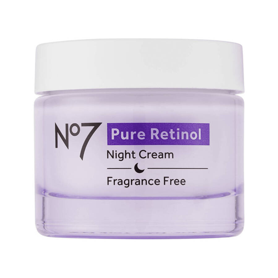 No7 Collagen Peptitleri ve Bisabolol ile Saf Retinol Gece Onarım Kremi, Tüm Cilt Tipleri, 1,69 oz - 1