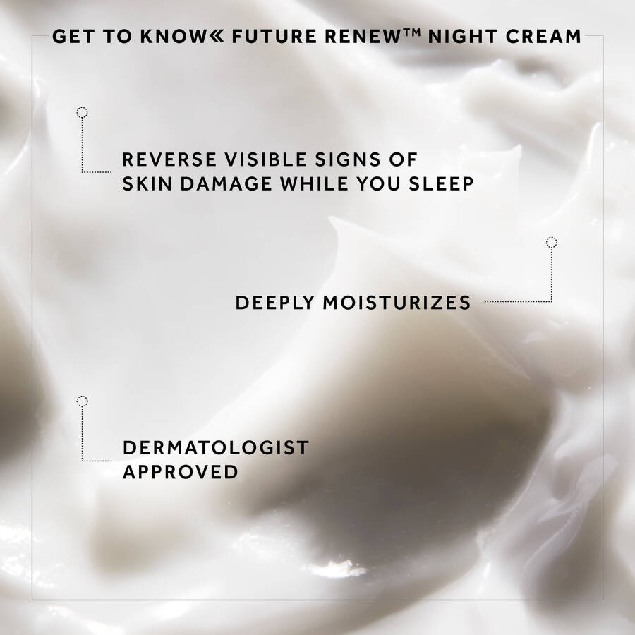 No7 Future Renew Damage Reversal Night Cream Face Moisturizer с пептидами Pepticology™, для всех типов кожи, 1,69 унции - 2