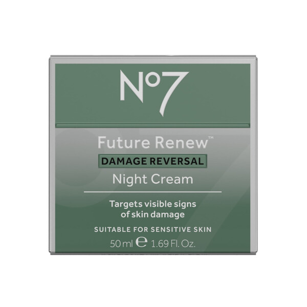 No7 Future Renew Damage Reversal Night Cream Face Moisturizer с пептидами Pepticology™, для всех типов кожи, 1,69 унции - 9