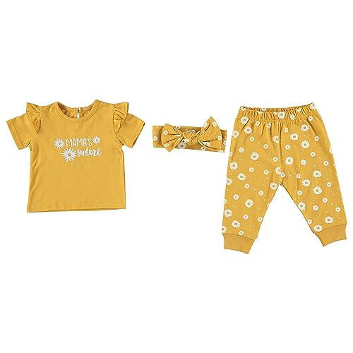 Nohut Bebek Kız Giysileri Yenidoğan Jogger Layette Seti - 22