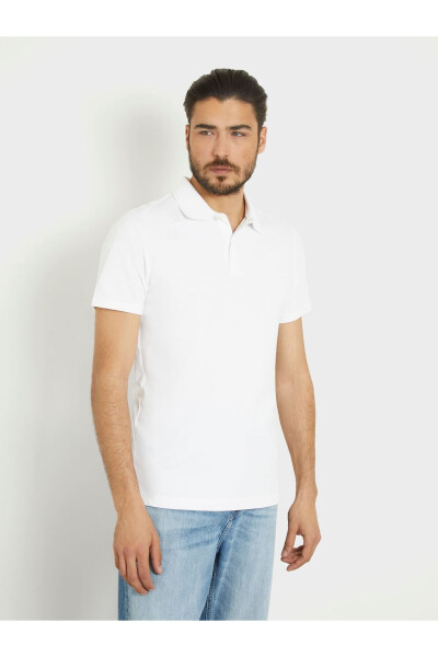 Nolan Erkaklar uchun Slim Fit Polo Futbolka - 9