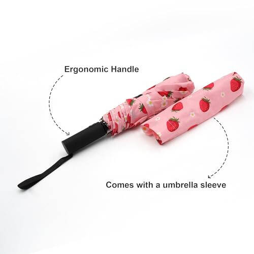 Nollia Windproof Automatic Travel Umbrella, Compact Portable with Reinforced Ribs for Sun & Rain - 21