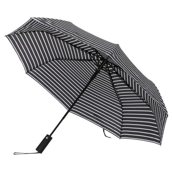 Nollia Windproof Automatic Travel Umbrella, Compact Portable with Reinforced Ribs for Sun & Rain - 10