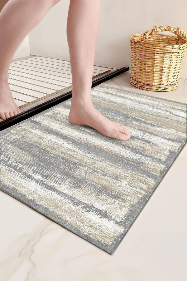 Non-Slip, Washable Sink Front Mat, Bathroom Mat, Shower Stall Front Mat (6) - 9