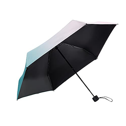 NOOFORMER mini Travel sun&rain Umbrella - Lightweight Compact Parasol Umbrellas with 95% UV Protection for Men Women Multiple Colors - 4