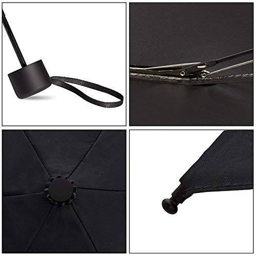 NOOFORMER mini Travel sun&rain Umbrella - Lightweight Compact Parasol Umbrellas with 95% UV Protection for Men Women Multiple Colors - 6