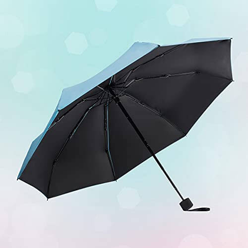 NOOFORMER mini Travel sun&rain Umbrella - Lightweight Compact Parasol Umbrellas with 95% UV Protection for Men Women Multiple Colors - 3