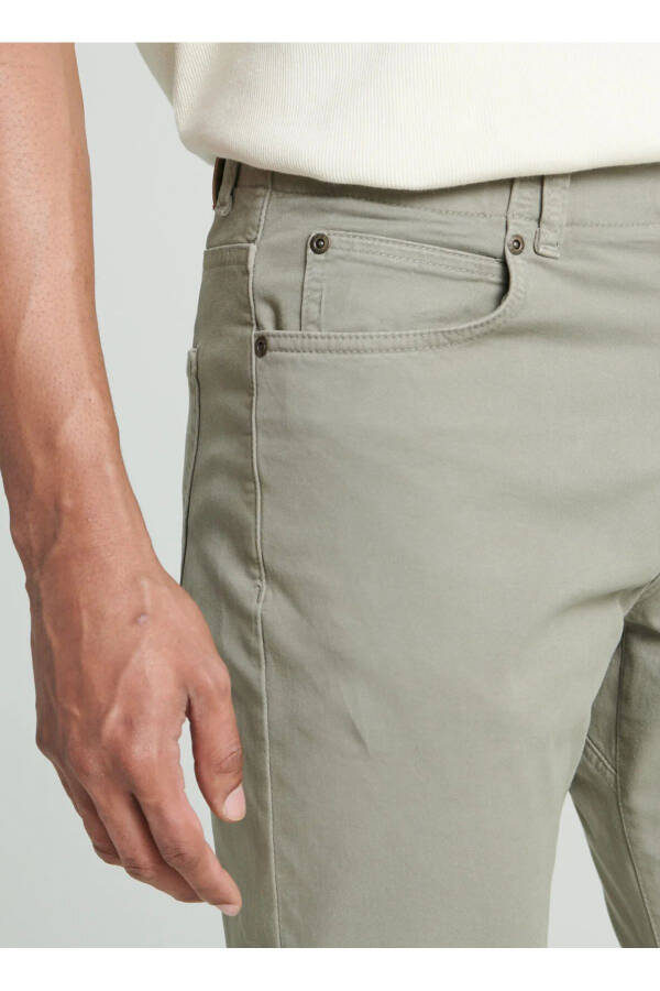 Normal Bel Slim Fit Kiremit Erkek Chino Pantolon L72AA5708A95 ExtremeMotion Slim Pan - 4