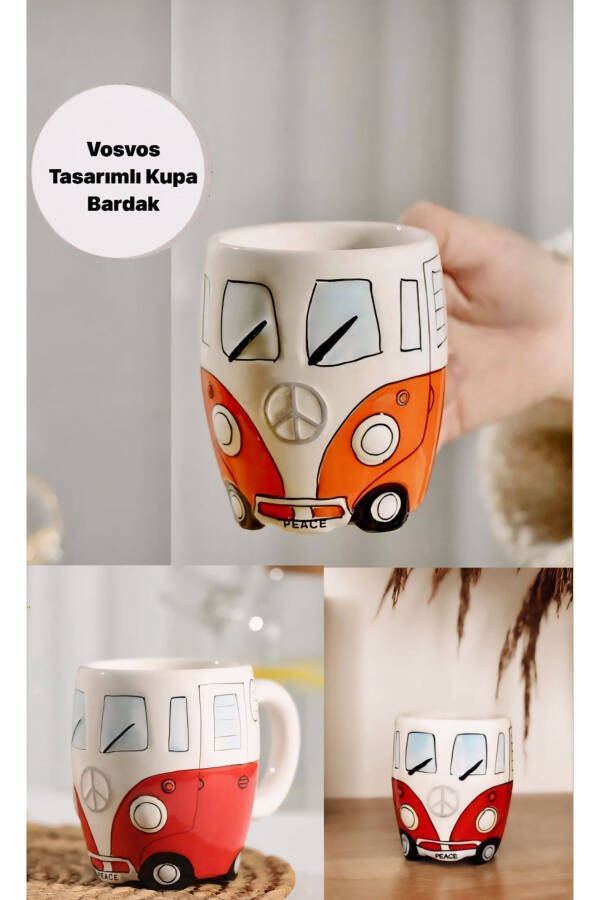 Nostalgic Retro Volkswagen Beetle Designed Mug/ Special Day Birthday Gift for Loved Ones - 1