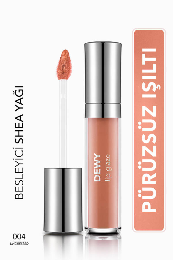 Nourishing Lip Gloss - Dewy Lip Glaze - 004 Undressed-8682536068079 - 33