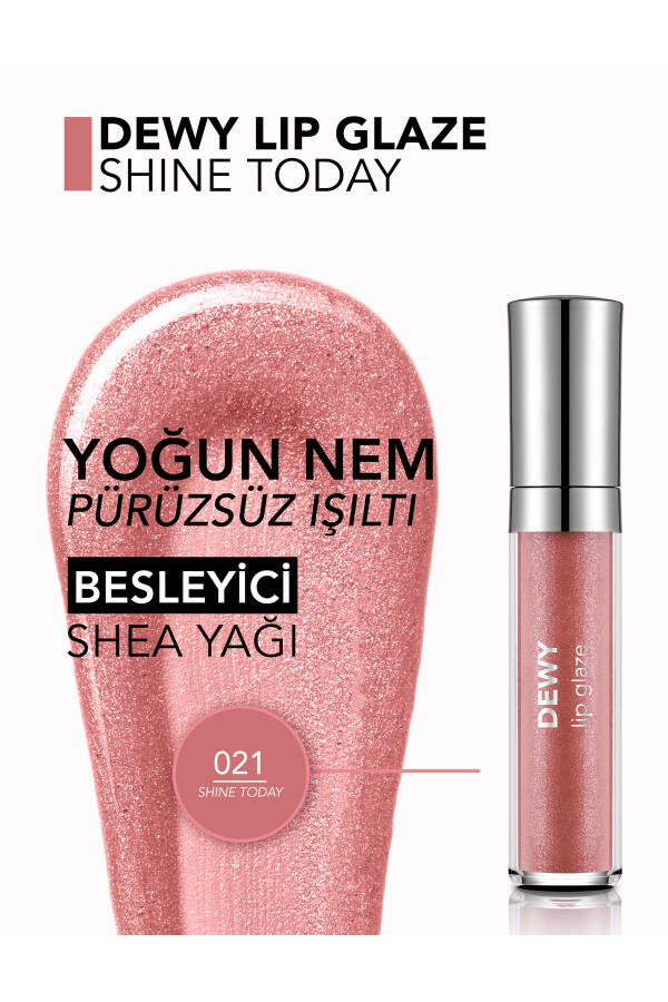 Nourishing Lip Gloss - Dewy Lip Glaze - 021 Shine Today!-8682536069380 - 29