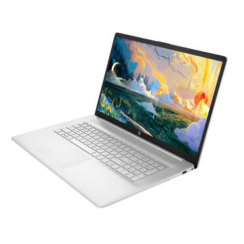 Ноутбук HP 17, 17.3” HD+ дисплей, процессор Intel Core i3-1125G4 11-го поколения, 8 ГБ ОЗУ, 256 ГБ SSD, Wi-Fi, HDMI, веб-камера, Windows 11 Home, серебристый - 2