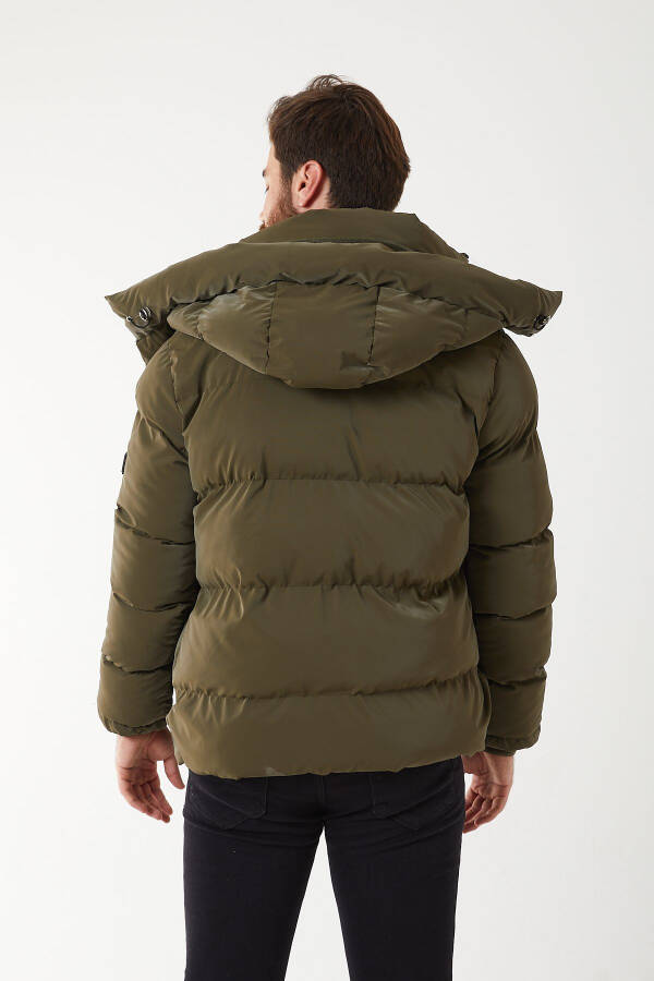 Nova Fabric Water and Windproof Fur-lined Down Puffer Jacket - 7