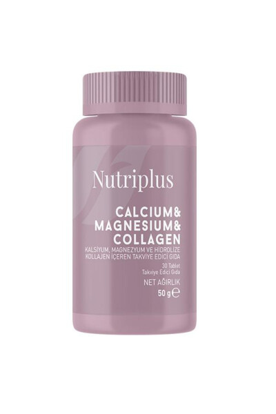 Nutriplus Kalsiyum Magnezyum Kolajen 30 Tablet - 1