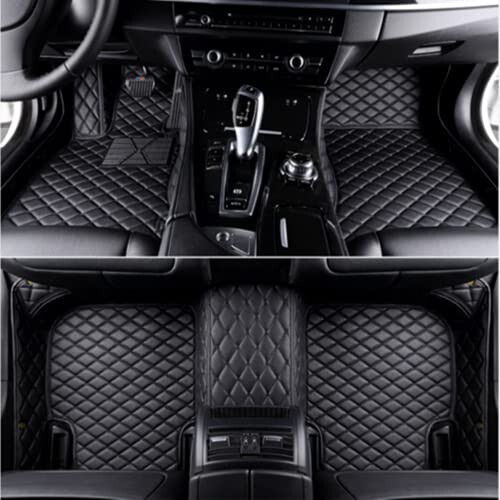 NYCFMMY Custom Car Floor Mat for Land Rover Defender,Discovery,Discovery Sport,LR2,LR3,LR4,Range Rover,Range Rover Evoque,Range Rover Sport,Range Rover Velar Non-Slip (Black) - 1