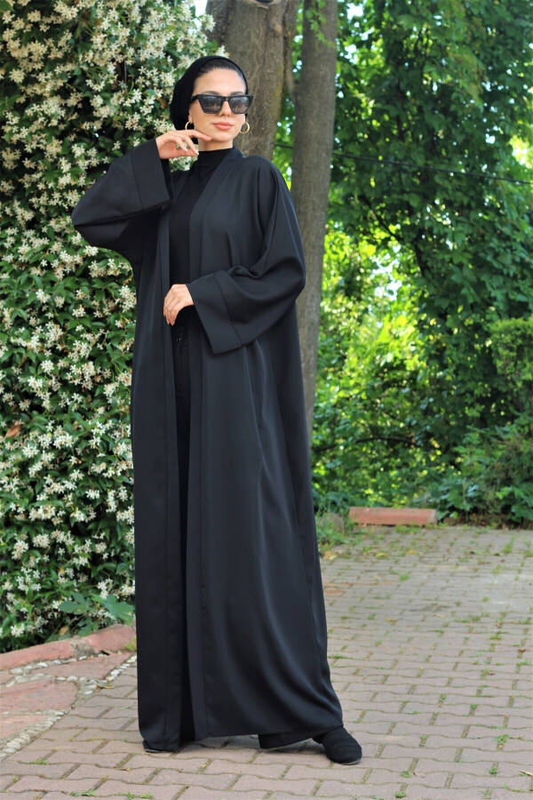 Oddiy Qora Abaya Ferace - 6