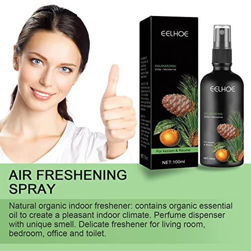 Odor Eliminator Spray & Air Freshener, 100ml, Odor Absorbers For Home, Natural Oil Blend Spray, Natural Plant-Based Odor Eliminator, For Room Furniture, Fabric - 4