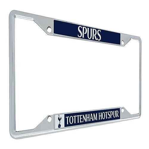 Officially licensed Tottenham Hotspur license plate frame. Perfect for the front or back of your car. - 1