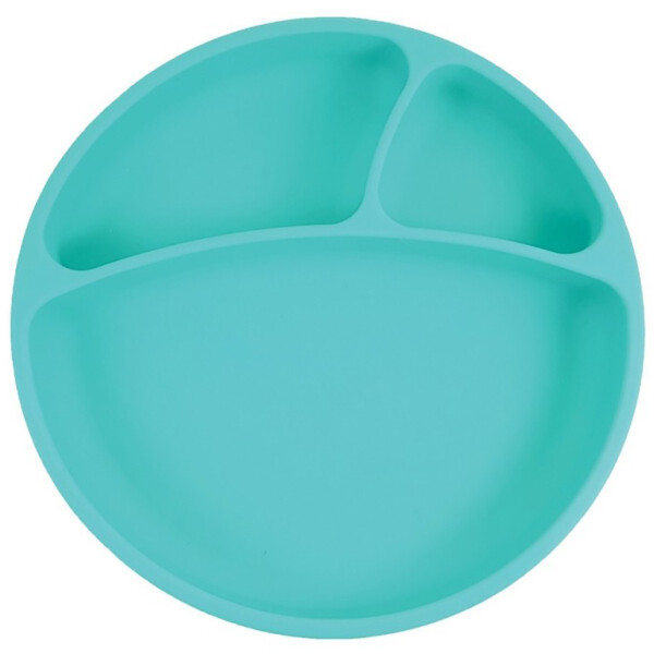 OiOi Portion Vacuum Base Silicone Plate - Aqua Green - 1