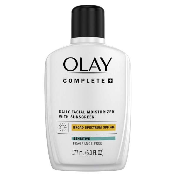 Olay Face Lotion with Sunscreen, Complete Plus Face Moisturizer with SPF 40, 6 fl oz - 10