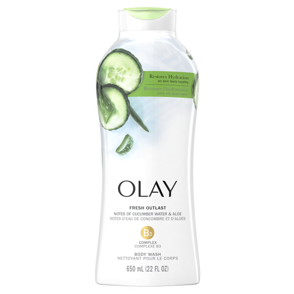 Olay Fresh Outlast Body Wash Salatalık ve Aloe Özleriyle, 22 fl oz - 8