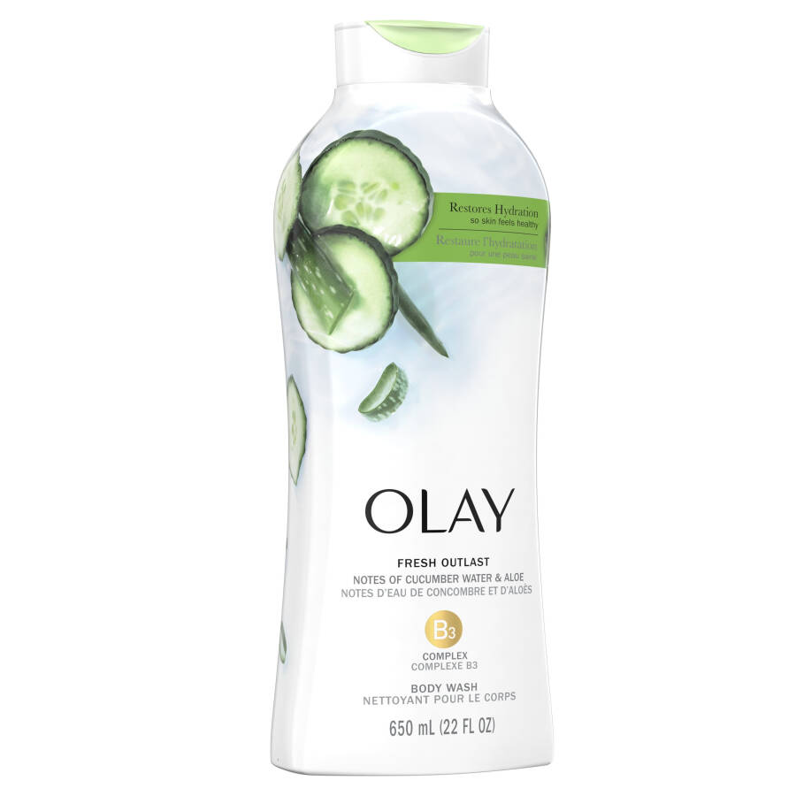 Olay Fresh Outlast Body Wash Salatalık ve Aloe Özleriyle, 22 fl oz - 10