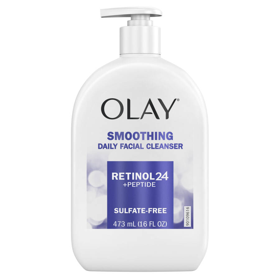 Olay Retinol 24 + Peptit Yüz Yıkama Jeli, Cilt Pürüzsüzleştirici, Sülfatsız, Her Cilt Tipi İçin, 454 g - 1