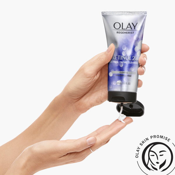 Olay Skin Care Beauty Retinol Duo Pack, увлажняющий и очищающий крем для лица, разглаживающий и омолаживающий, 1,7 унции - 5