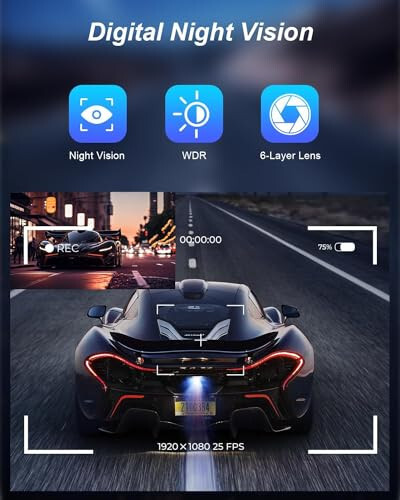 Oldin va orqa 2K+1080P Avtomobil Kamerasi, 3 dyuymli Ekranli Avtomobil Kamerasi, 64GB Kartli Dash Kameralar, Takomillashtirilgan Kechki Ko'rish, 170° Keng Burchak, G-Sensor, 24 soatlik To'xtash Rejimi - 5