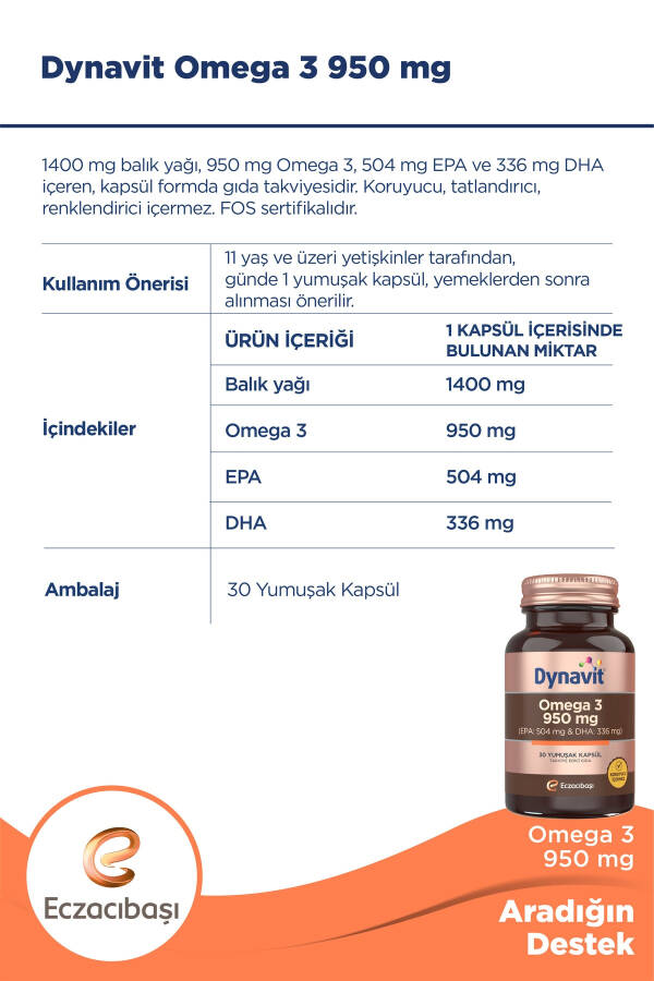 Omega 3 950 Mg 30 Yum.kapsül - 10