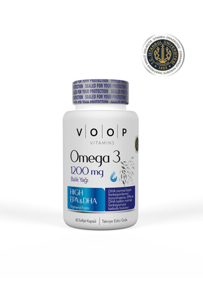 Omega 3 Baliq Yog'i 1200 Mg 60 Kapsula - 10