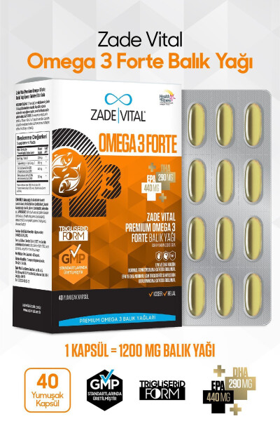 Omega 3 Forte 40 Kapsül - 10