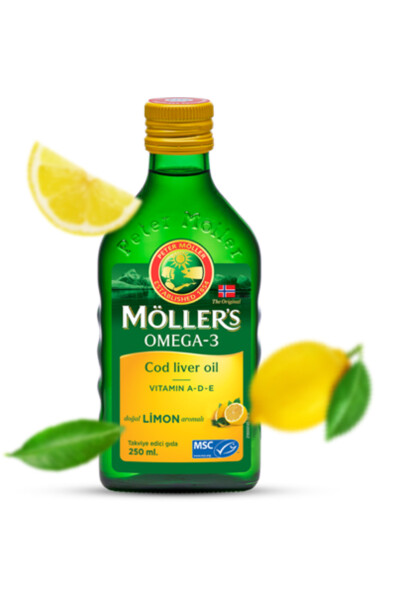 Omega-3 Limon Aromalı Balık Yağı Şurubu 250 ml - 3