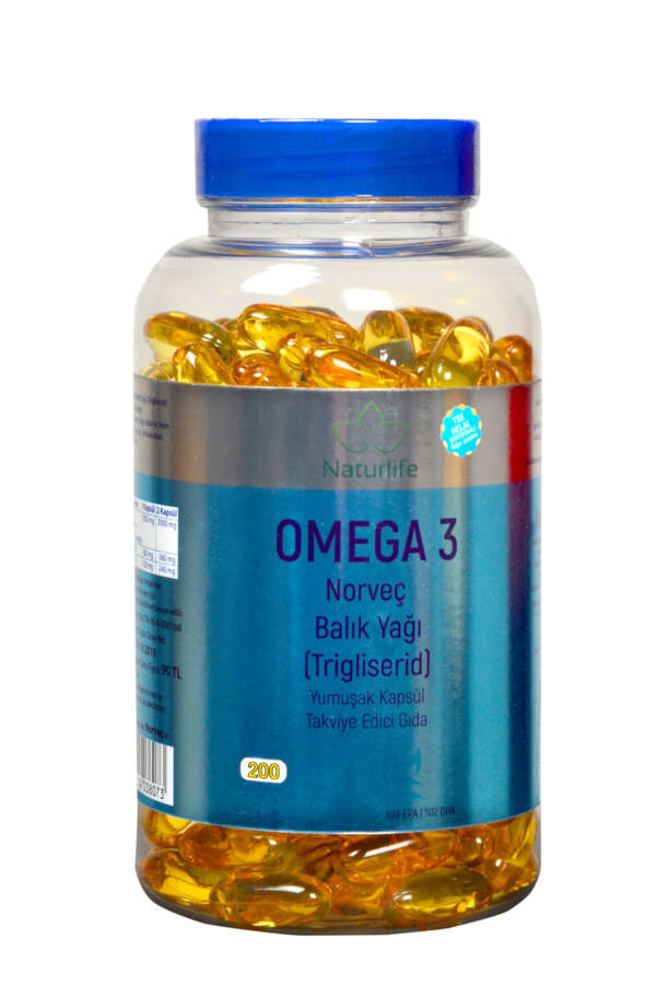 Omega 3 Norveç Balık Yağı 200 Kapsül - 2