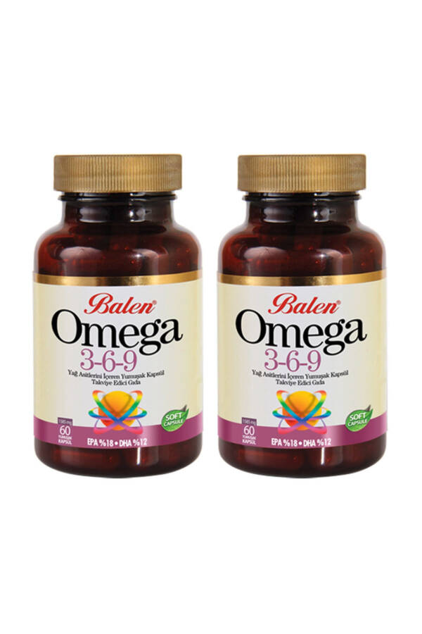 Omega 3,6,9 Soft Capsules - 60 Capsules X 2 Boxes - 1