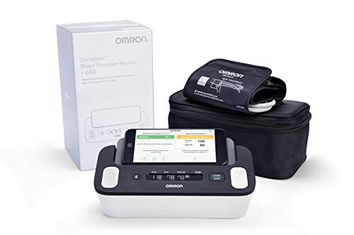 OMRON Complete 2'si 1 Arada Üst Kol Tansiyon Aleti ve 1 Kanallı EKG Monitörü, Klinik Olarak Doğrulanmış, Tıbbi Sınıf, Tansiyon Aleti, iOS ve Android için Ücretsiz Omron Connect Uygulamasıyla (BP7900) - 2